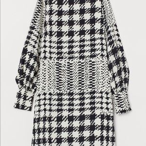 Richard Allen x H&M houndstooth boatneck dress